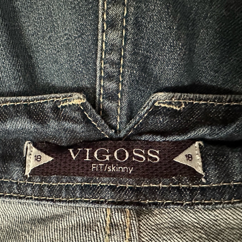 Vigoss Plus Size FIT/Skinny Denim Jeans Sz 18 - Picture 4 of 8
